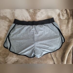 Gray Layer Athletic‎ Shorts with Black Trim
